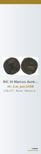 RIC III Marcus Aurelius 1208 — CANOA