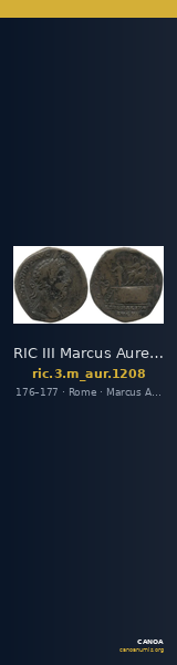 RIC III Marcus Aurelius 1208 — CANOA