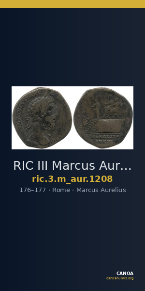 RIC III Marcus Aurelius 1208 — CANOA