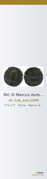 RIC III Marcus Aurelius 1209 — CANOA