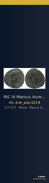 RIC III Marcus Aurelius 1214 — CANOA