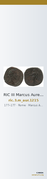 RIC III Marcus Aurelius 1215 — CANOA