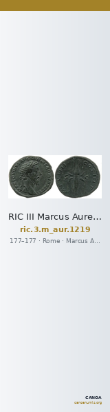 RIC III Marcus Aurelius 1219 — CANOA