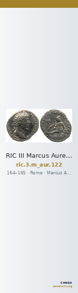 RIC III Marcus Aurelius 122 — CANOA