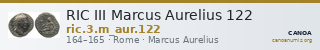 RIC III Marcus Aurelius 122 — CANOA