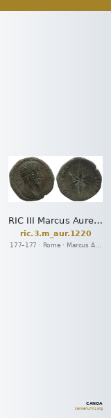 RIC III Marcus Aurelius 1220 — CANOA