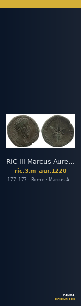 RIC III Marcus Aurelius 1220 — CANOA