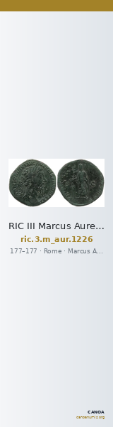 RIC III Marcus Aurelius 1226 — CANOA