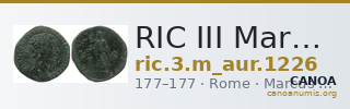 RIC III Marcus Aurelius 1226 — CANOA