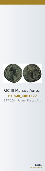 RIC III Marcus Aurelius 1227 — CANOA