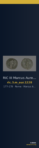 RIC III Marcus Aurelius 1228 — CANOA