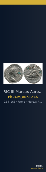 RIC III Marcus Aurelius 122A — CANOA