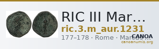 RIC III Marcus Aurelius 1231 — CANOA