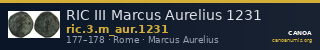 RIC III Marcus Aurelius 1231 — CANOA