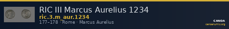 RIC III Marcus Aurelius 1234 — CANOA
