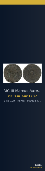 RIC III Marcus Aurelius 1237 — CANOA