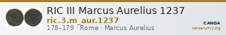RIC III Marcus Aurelius 1237 — CANOA