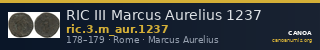 RIC III Marcus Aurelius 1237 — CANOA