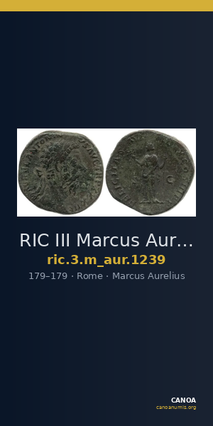 RIC III Marcus Aurelius 1239 — CANOA