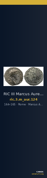 RIC III Marcus Aurelius 124 — CANOA