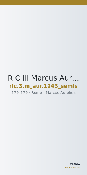 RIC III Marcus Aurelius 1243 (semis) — CANOA