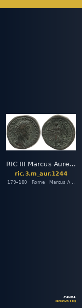 RIC III Marcus Aurelius 1244 — CANOA