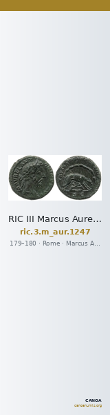 RIC III Marcus Aurelius 1247 — CANOA