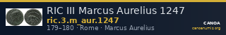 RIC III Marcus Aurelius 1247 — CANOA