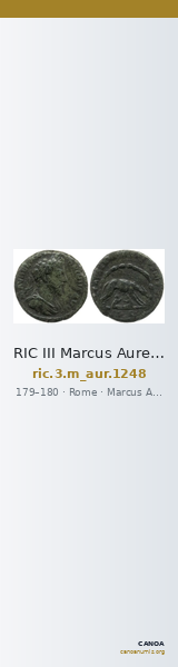 RIC III Marcus Aurelius 1248 — CANOA