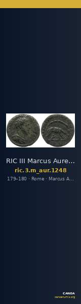 RIC III Marcus Aurelius 1248 — CANOA