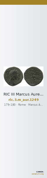 RIC III Marcus Aurelius 1249 — CANOA