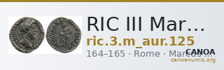 RIC III Marcus Aurelius 125 — CANOA