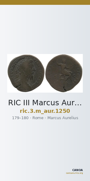 RIC III Marcus Aurelius 1250 — CANOA