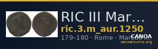 RIC III Marcus Aurelius 1250 — CANOA