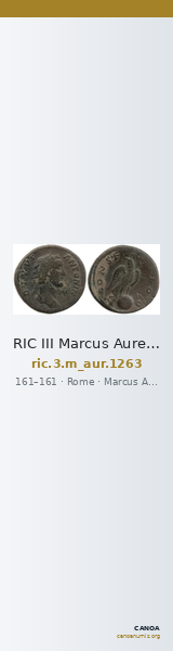 RIC III Marcus Aurelius 1263 — CANOA