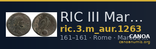 RIC III Marcus Aurelius 1263 — CANOA