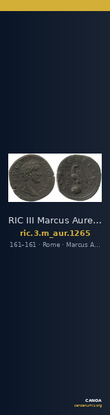 RIC III Marcus Aurelius 1265 — CANOA