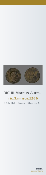 RIC III Marcus Aurelius 1266 — CANOA