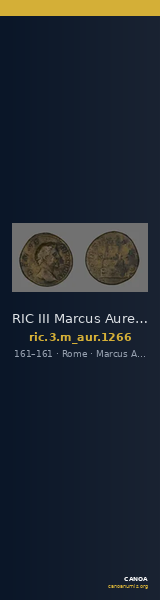 RIC III Marcus Aurelius 1266 — CANOA