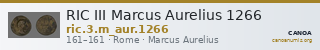 RIC III Marcus Aurelius 1266 — CANOA