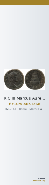 RIC III Marcus Aurelius 1268 — CANOA