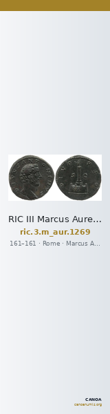 RIC III Marcus Aurelius 1269 — CANOA