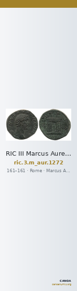 RIC III Marcus Aurelius 1272 — CANOA
