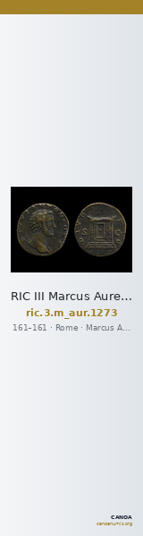 RIC III Marcus Aurelius 1273 — CANOA