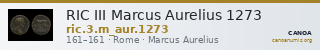 RIC III Marcus Aurelius 1273 — CANOA