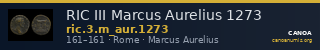 RIC III Marcus Aurelius 1273 — CANOA