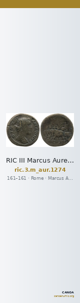 RIC III Marcus Aurelius 1274 — CANOA