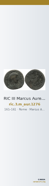 RIC III Marcus Aurelius 1276 — CANOA