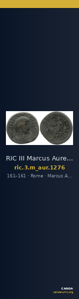 RIC III Marcus Aurelius 1276 — CANOA