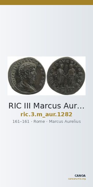RIC III Marcus Aurelius 1282 — CANOA